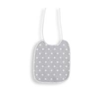 Interbaby slabbetje sterren junior 25 x 20 cm katoen - thumbnail