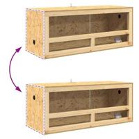 VidaXL Terrarium bruin 100 x 40 x 90 cm osb - thumbnail