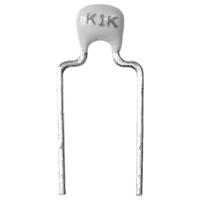 Kemet Keramische condensator Radiaal bedraad 63 V/DC 10 % (l x b x h) 3.8 x 4.1 x 9.1 mm 1 stuk(s) - thumbnail