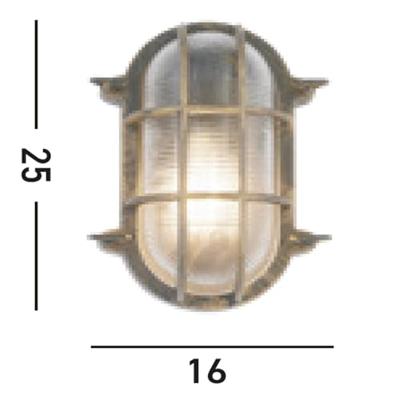 Searchlight Langwerpige bulls eyeBulkhead - 61402BG