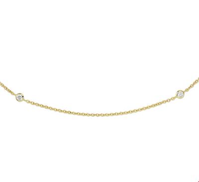 TFT Collier Geelgoud Zirkonia 3 mm x 42-45 cm