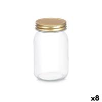 Blik Vivalto Transparant Gouden 500 ml (8 Stuks) - thumbnail