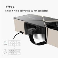 Akasa G-Nexus PX24 12+4-pin 8 x 3-pin Zwart - thumbnail