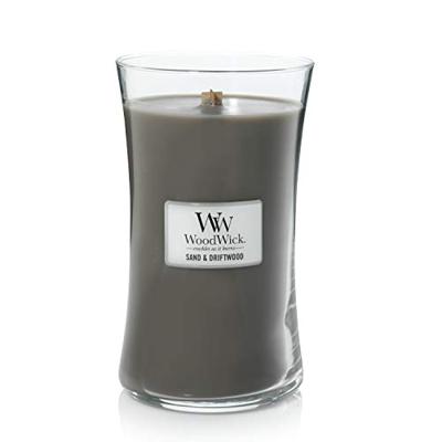 WoodWick sand & driftwood large candle