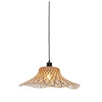GOOD&MOJO Hanglamp 'Ibiza' Bamboe, 50cm, kleur Naturel/Zwart - thumbnail