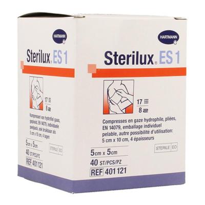 Sterilux Es1 Kp Ster 8pl 5x5cm 40 2050161