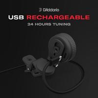 D&apos;Addario Nexxus 360 Tuner heroplaadbare clip-on tuner zwart - thumbnail