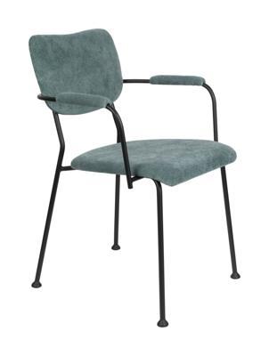 Zuiver Benson armstoel Grey Blue Zuiver Benson armstoel Grey Blue