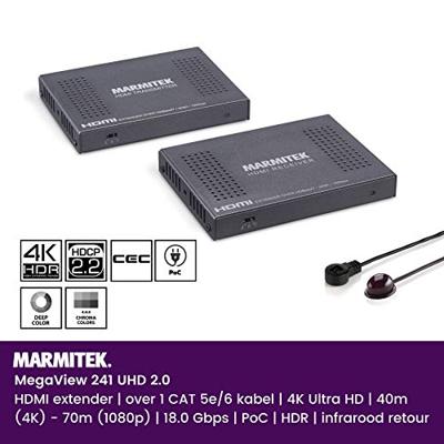 MegaView 241 UHD 2.0 - HDMI extender UTP - 18 Gbps - HDR