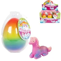 Unicorn Eenhoorn groei-ei, 11cm - thumbnail