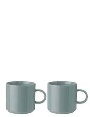 Stelton Bekers 2 stuks dustygreen