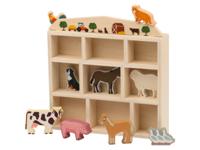 lupilu Houten speeldoos met dieren (Boerderijdieren) - thumbnail