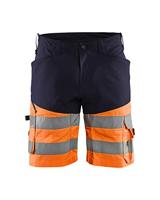 Blåkläder Short met stretch High-Vis 15411811 | Marineblauw/Oranje | Maat 48 - 7330509697634 - thumbnail