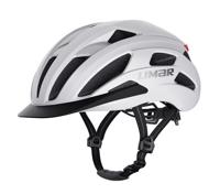 Limar Helm torino m 53-57 mat wit met led - thumbnail
