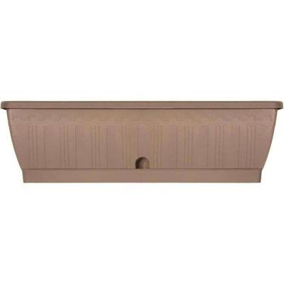 Jardiniere - GARDEN ID Terraflor - Taupe 60 cm - Duurzaamheid - Waterreserve - Gerecycled en 100% recyclebaar - Volume voor planten.