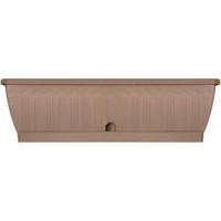 Jardiniere - GARDEN ID Terraflor - Taupe 60 cm - Duurzaamheid - Waterreserve - Gerecycled en 100% recyclebaar - Volume voor planten. - thumbnail