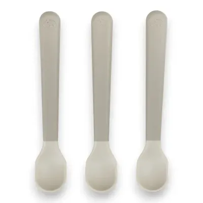 Done by Deer Easy-Grip Baby Lepels 3 Stuks - Sand