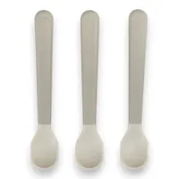 Done by Deer Easy-Grip Baby Lepels 3 Stuks - Sand - thumbnail