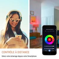 2 LED-lampen - KONYKS - Antalya Easy E14 - Wifi + Bt - 5 W - 350 Lumen - Kleuren + Wit - Alexa / Google Home compatibel - thumbnail