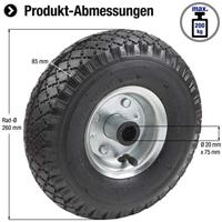 Metafranc Luchtband Staal 260Mm W - WU0810130 - thumbnail