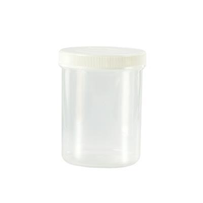 Tabletflacon 170ml transparant met dop 35 Stuks