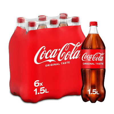 Coca-Cola regular pet (6x 1.5 liter)