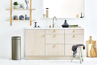 Brabantia touch bin afvalemmer 30 liter platinum