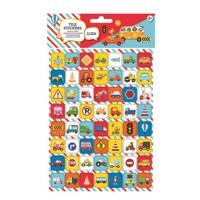 W&o Stickervel 20,5 X 15 Cm Papier 112-delig Rood - thumbnail