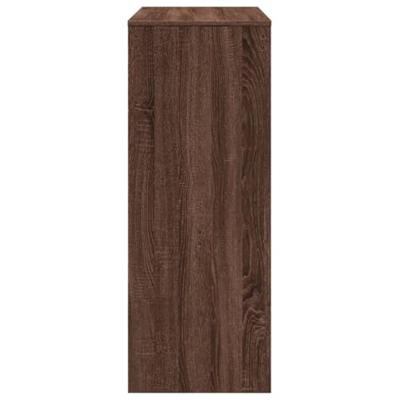 Bartafel met rekken 90x40x103,5 cm bewerkt hout bruin eiken