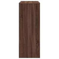 Bartafel met rekken 90x40x103,5 cm bewerkt hout bruin eiken - thumbnail