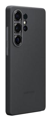 Samsung Silicone Silicon Case Samsung Galaxy S25 Ultra Zwart Stootbestendig