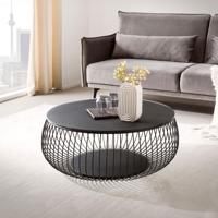 Artistiq Salontafel 'Johathan' 86cm, kleur zwart - thumbnail