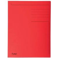 Exacompta dossiermap Foldyne ft 24 x 32 cm (voor ft A4), rood, doos van 50 stuks - thumbnail