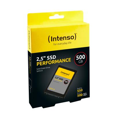 Intenso Performance 500 GB SSD harde schijf SATA III 3814450 Intenso Performance 500 GB SSD harde schijf SATA III 3814450
