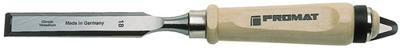 Promat/Tecwerk Steekbeitel | snedebreedte 24 mm met klem | heft van wit beukenhout Ulm vorm | chroom-vanadiumstaal - 4000815184 Promat/Tecwerk Steekbeitel | snedebreedte 24 mm met klem | heft van wit beukenhout Ulm vorm | chroom-vanadiumstaal - 4000815184