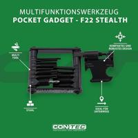 CONTEC multifunctie-tool "pocket gadget - f22 stealth" ct multifunction f22 22 functions - thumbnail