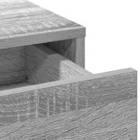 Highboard met lade Grijs sonoma 40 x 41 x 135 cm Bewerkt hout - thumbnail