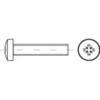 TOOLCRAFT TO-5375349 Lenskopschroeven M4 70 mm Kruiskop Pozidriv RVS A2 200 stuk(s)