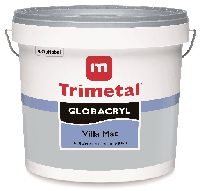 trimetal globacryl villa mat donkere kleur 10 ltr - thumbnail