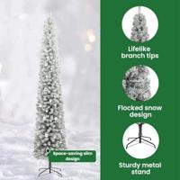 VidaXL Kunstkerstboom groen 300 cm pvc en staal en kunststof - thumbnail