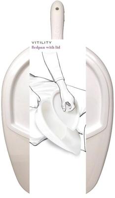 Vitility Bedpan met deksel Vitility Bedpan met deksel