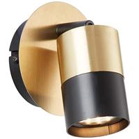 Brilliant Maribel 81010/78 Wandspot GU10 3.5 W LED Messing (geborsteld), Zwart - thumbnail