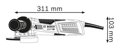 Haakse slijper Xlock gwx 17-125 - thumbnail