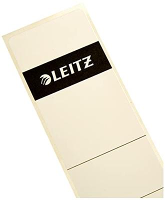 Leitz rugetiketten, zelfklevend, ft 3,9 x 28,5 cm, pak van 10 stuks, wit
