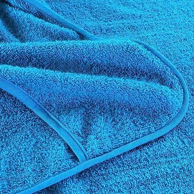 Strandhanddoeken 6 st 400 g/m² 60x135 cm stof turquoise