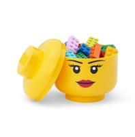 Room Copenhagen R.C. LEGO Storage Head 'Girl, mini opbergdoos - thumbnail