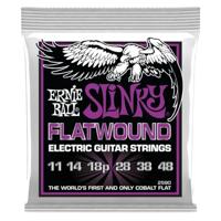 Ernie Ball 2590 Power Slinky Flatwound 11 - 48 snarenset voor gitaar - thumbnail