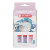 Talens art creation vintage set 2 blauwen en craquel - thumbnail
