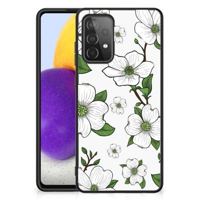 Samsung Galaxy A72 (5G/4G) Bloemen Hoesje Dogwood Flowers Samsung Galaxy A72 (5G/4G) Bloemen Hoesje Dogwood Flowers