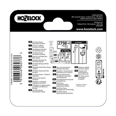 360 graden regelbare Vari Rotor Spray sproeier Hozelock - Hozelock